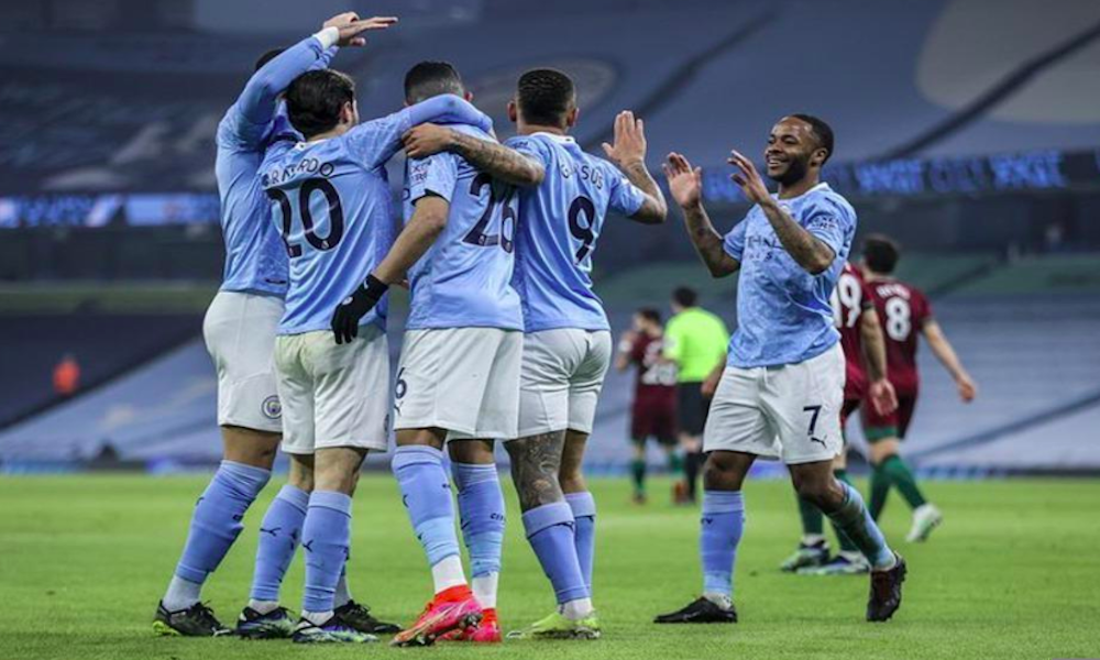 Esultanza Manchester City