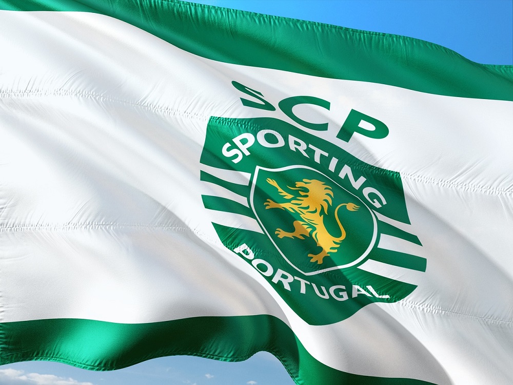 Bandiera tifosi Sporting Lisbona
