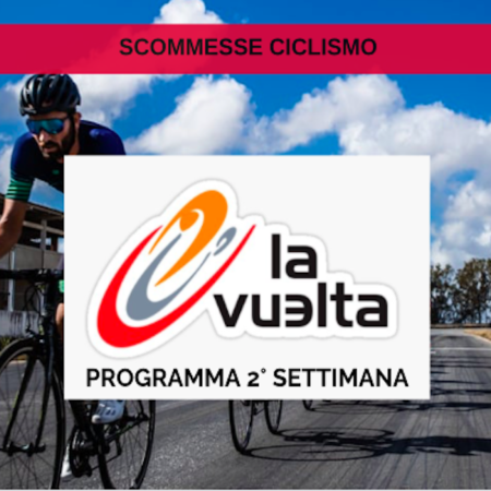 Pronostici Ciclismo: programma 2° settimana Vuelta di Spagna e quote antepost