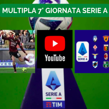 Pronostici Serie A: Schedina 7° giornata di campionato. Multipla Quota @7.19 con Inter, Roma, Torino, Bologna e Fiorentina
