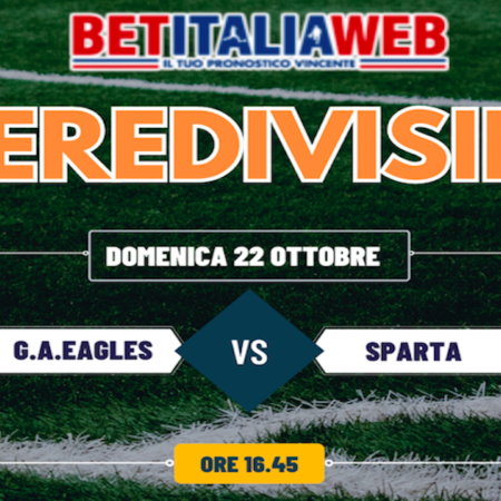 Pronostici Eredivisie 9° giornata: G.A. Eagles-Sparta Rotterdam e partite del weekend di calcio olandese