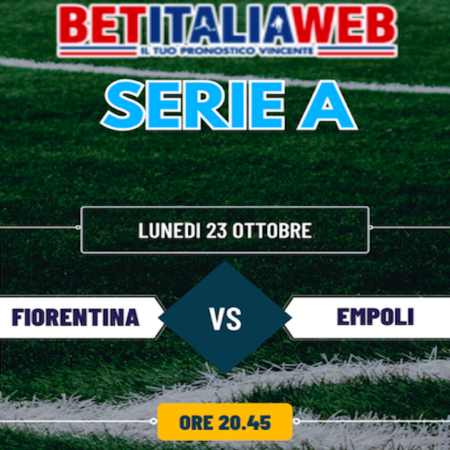 Pronostico Fiorentina-Empoli: probabili formazioni, quote e pronostico special sul posticipo di Serie A