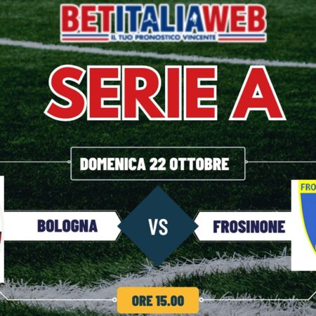 Pronostico Bologna-Frosinone risultato esatto, quote e probabili formazioni