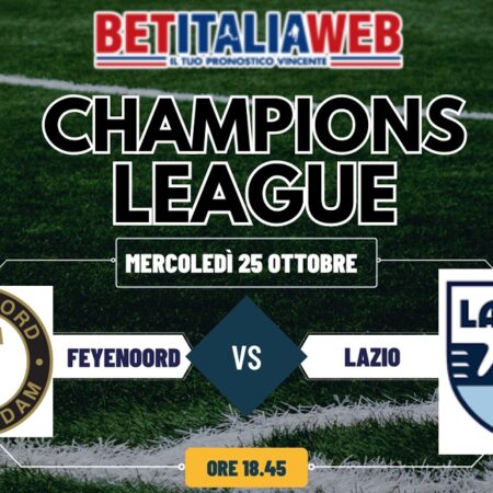 Feyenoord-Lazio pronostico gratis, risultato esatto e probabili formazioni