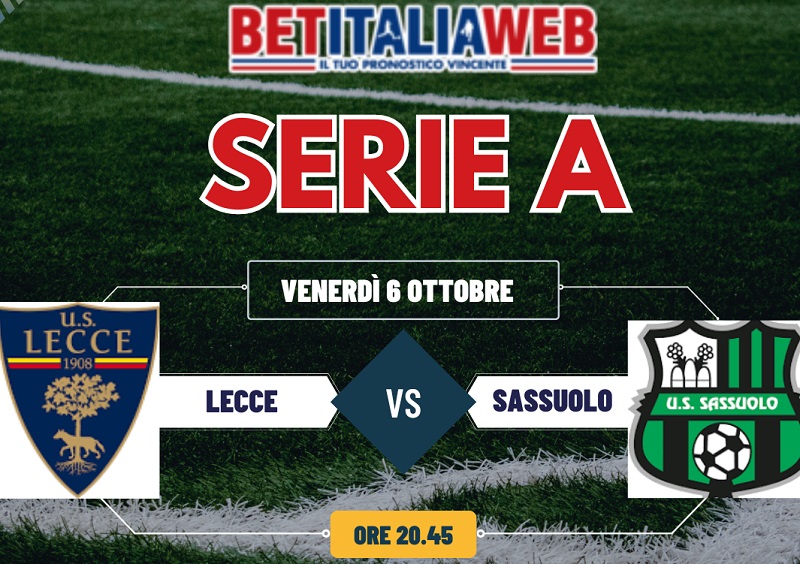 Pronostico Lecce-Sassuolo di Serie A