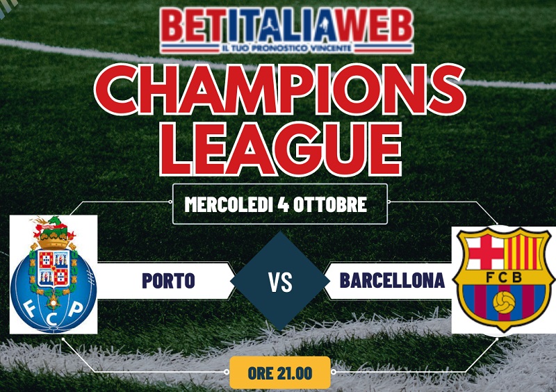 Pronostico Porto-Barcellona di Champions League