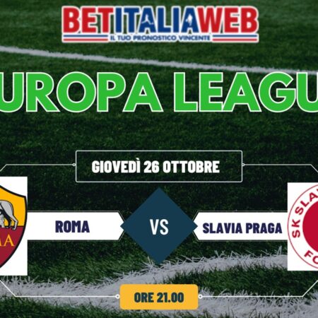 Pronostico Roma-Slavia Praga pronostico gratis, risultato esatto e probabili formazioni