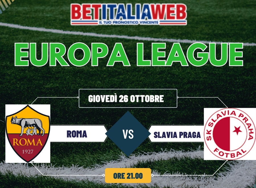 Pronostico Roma-Slavia Praga