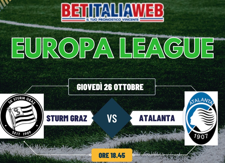 Pronostico Sturm Gratz-Atalanta di Europa League