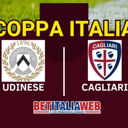 Pronostico Udinese-Cagliari di Coppa Italia, quote scommesse e risultato finale