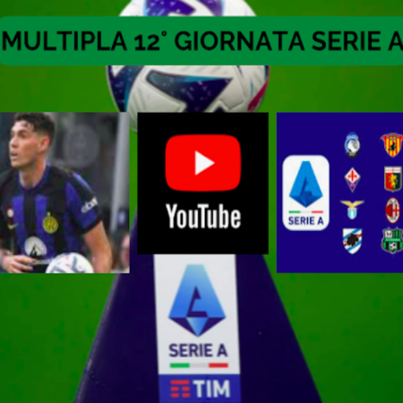 Pronostici Serie A: Schedina 12° giornata. Multipla Quota @4.10 sul campionato di calcio italiano
