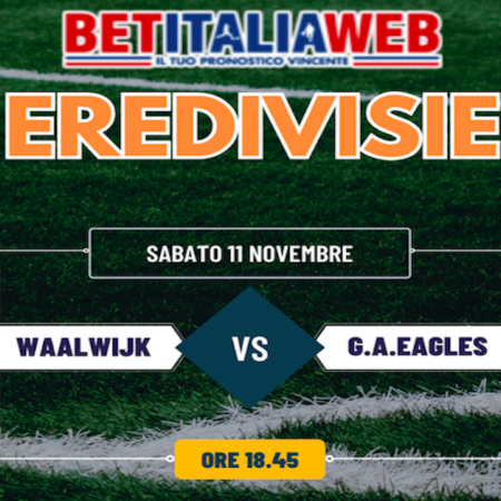 Pronostici Eredivisie 12° giornata: Waalwijk-G.A. Eagles e partite del campionato di calcio olandese