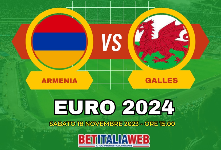 Pronostico Armenia-Galles di Euro 2024