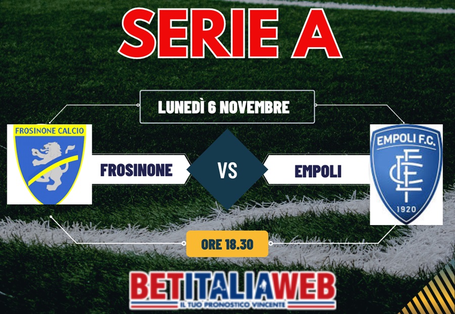 Pronostico Frosinone-Empoli di Serie A