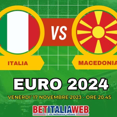 Pronostico Italia-Macedonia del Nord, quote scommesse, risultato esatto e probabili formazioni