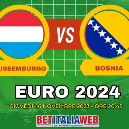 Lussemburgo-Bosnia Erzegovina, pronostico e quote scommesse di giovedì 16/11/2023