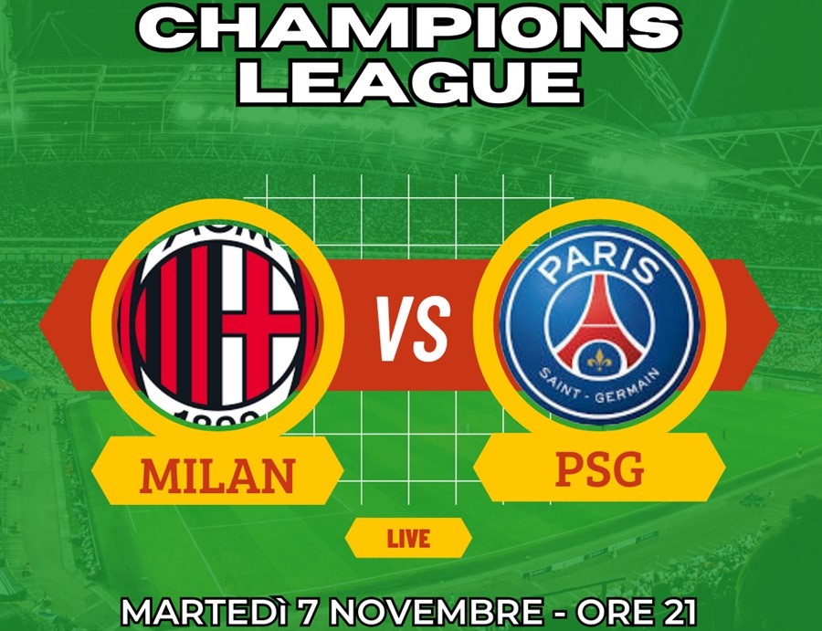 Pronostico Milan-PSG di Champions League