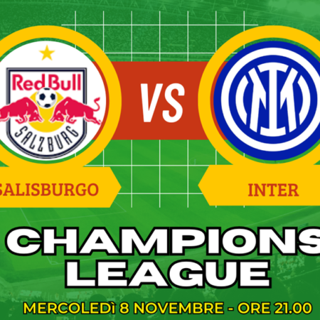 Salisburgo-Inter pronostico gratis, risultato finale esatto e quote scommesse