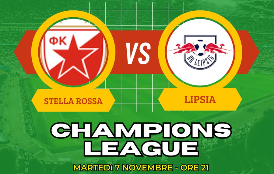 Pronostico Stella Rossa-Lipsia di Champions League