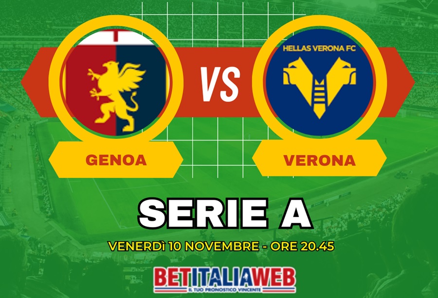 Pronostico Verona-Genoa di Serie A