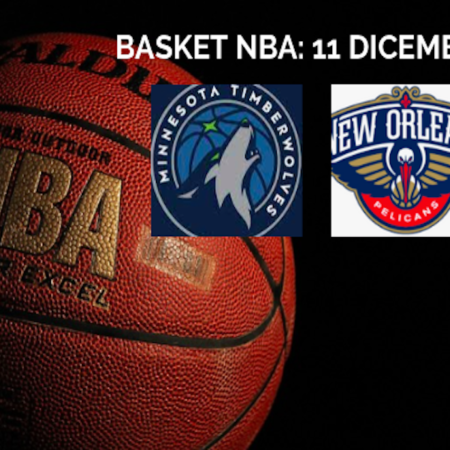 Pronostici Basket NBA: New Orleans Pelicans-Minnesota Timberwolves e le partite di mercoledì 11 dicembre 2023