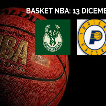 Pronostici Basket NBA: Milwaukee Bucks-Indiana Pacers e le partite di mercoledì 13 dicembre 2023