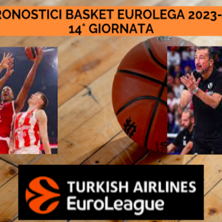Pronostici Basket Eurolega 2023/24: scommesse sul 14a giornata con Baskonia-Virtus Bologna e Barcellona-Olimpia Milano
