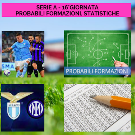 Pronostici Serie A: probabili formazioni, statistiche e scommesse su TUTTE le partite della 16a giornata in un click