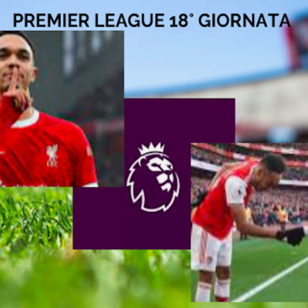 Pronostici Premier League: 18a giornata con Crystal Palace-Brighton, Aston Villa-Sheffield, Liverpool-Arsenal, Wolves-Chelsea