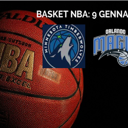 Pronostici Basket NBA: Orlando Magic-Minnesota Timberwolves e le partite di martedì 9 gennaio 2024