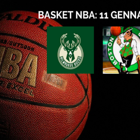 Pronostici Basket NBA: Bucks-Celtics, Lakers-Suns e le partite del 11 gennaio. Cavaliers-Nets in campo a Parigi