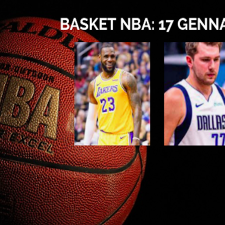 Pronostici Basket NBA: LA Lakers-Dallas Mavericks e le partite di mercoledì 17 gennaio 2024