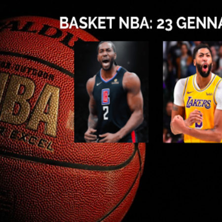 Pronostici Basket NBA: le 5 partite di martedì 23 gennaio 2024 col derby di Los Angeles tra Clippers-Lakers