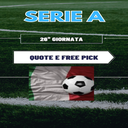 Pronostici Serie A: probabili formazioni, statistiche e scommesse su TUTTE le partite della 26a giornata in un click