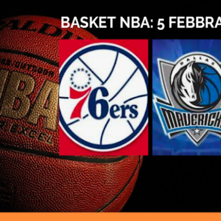Pronostici Basket NBA: Philadelphia 76ers-Dallas Mavericks e le partite di lunedì 5 febbraio 2024
