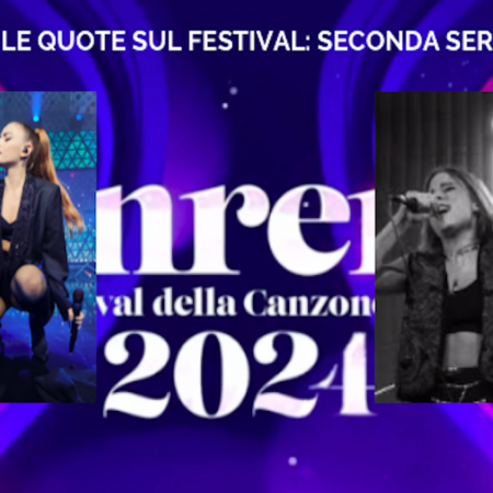 Pronostici San Remo 2024: tutte le quote sulla 2° serata al Festival. Mango e Annalisa sempre favorite, si avvicinano Geolier e Bertè
