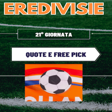 Pronostici Eredivisie: analisi 21° giornata e free pick su Heerenveen-Ajax