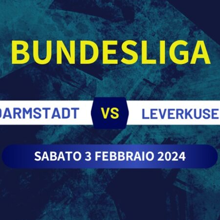 Pronostico Darmstadt-Bayer Leverkusen, guida alle tue scommesse di Bundesliga