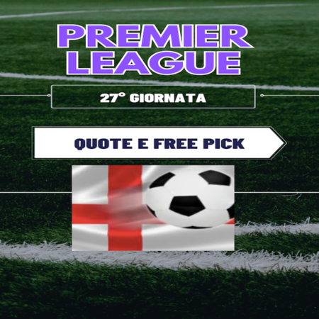 Pronostici Premier League: tutto sulla 27° giornata, è la domenica del derby di Manchester. Free pick Fulham-Brighton