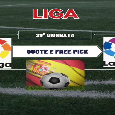Pronostici Liga: analisi 29° giornata con free pick Atletico Madrid-Barcellona