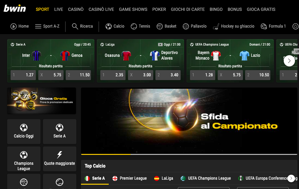 Recensione Bwin