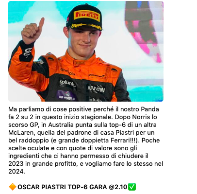 Risultati GP Australia 2024