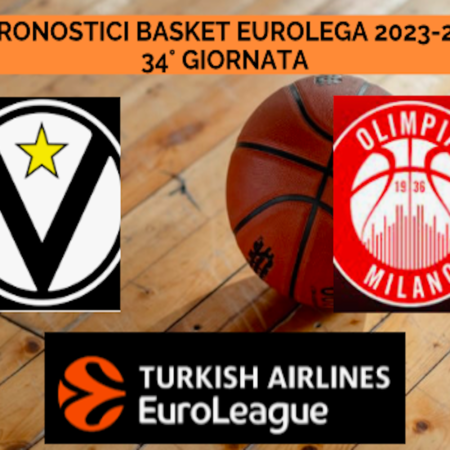 Pronostici Basket Eurolega 2023/24: 34a giornata con Maccabi Tel Aviv-Olimpia Milano e Virtus Bologna-Baskonia