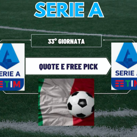 Pronostici Serie A: probabili formazioni, statistiche e scommesse su TUTTE le partite della 33a giornata in un click