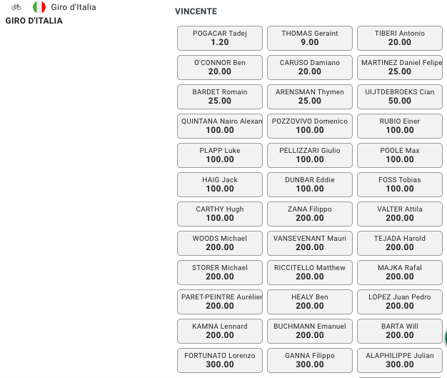 Anteprima Giro d'Italia 2024