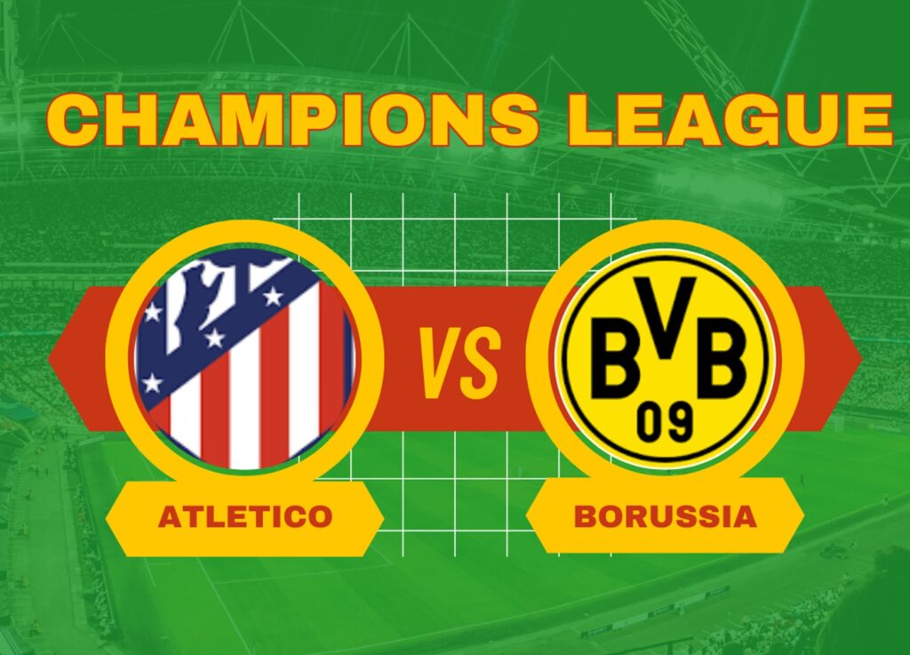 Pronostico Atletico Madrid-Borussia Dortmund di Champions League