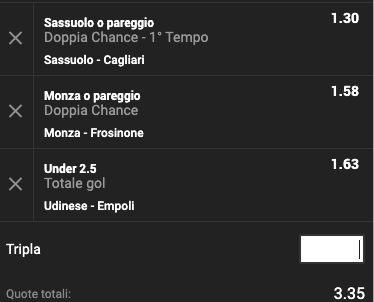 Multipla 37a giornata Serie A