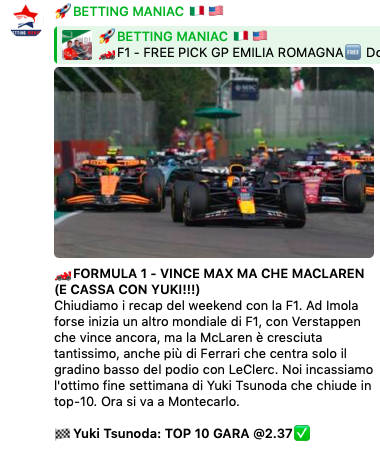 Risultati GP Emilia Romagna 2024