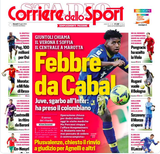 Pronostici Calciomercato 18 luglio 2024