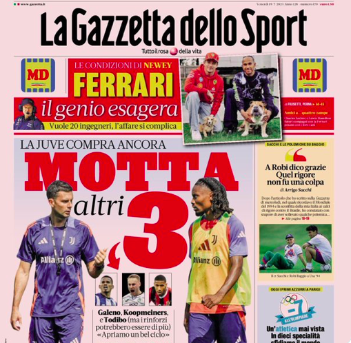 Pronostici Calciomercato 19 luglio 2024